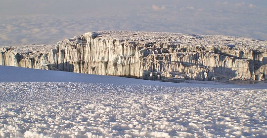 Glacier of Mount Kilimanjaro