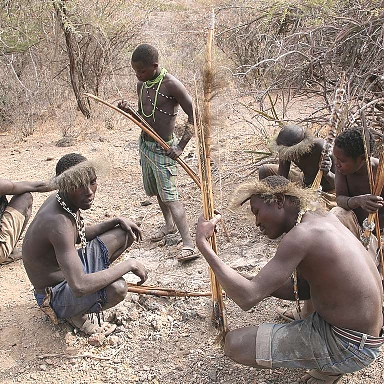 Hunter Gather wa Hadzabe Tribe Tanzania
