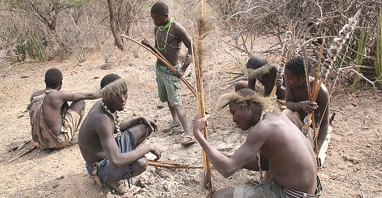 Hunter Gather wa Hadzabe Tribe Tanzania