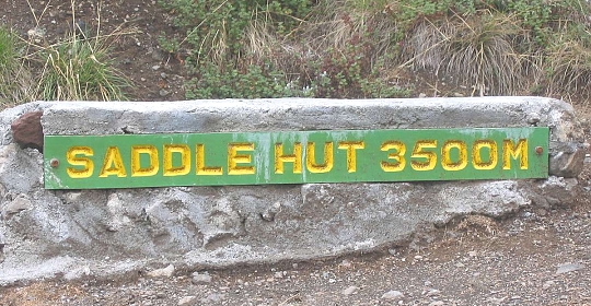 Mount Meru Saddle Hut