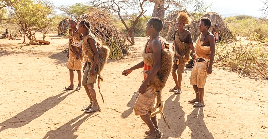 The Hadza Men in Tanzania